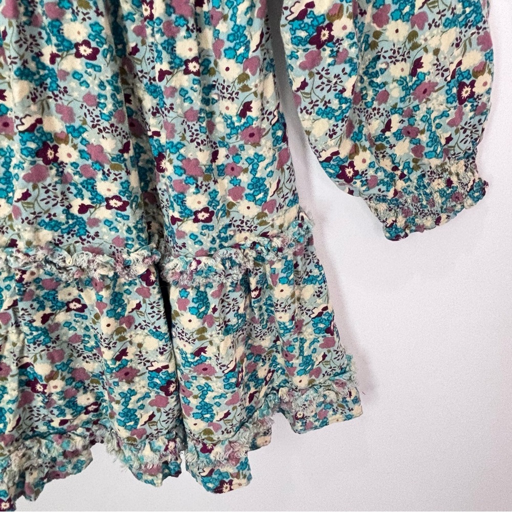 NATURAL LIFE Floral Dress - Blue and Red - Picture 13 of 16